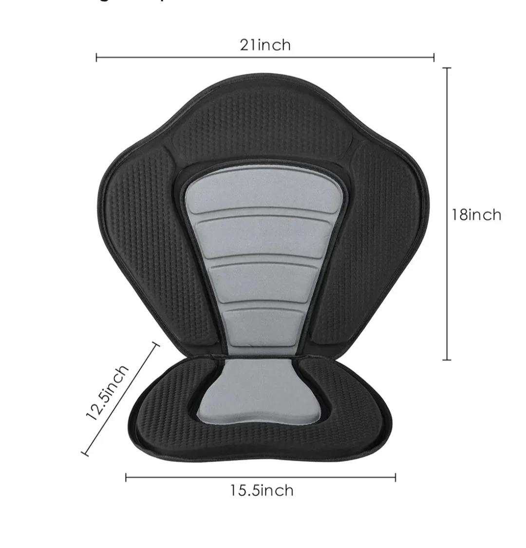 2 seats Kayak Padded Adjustable Detachable with Storage Bag image indicator(4)