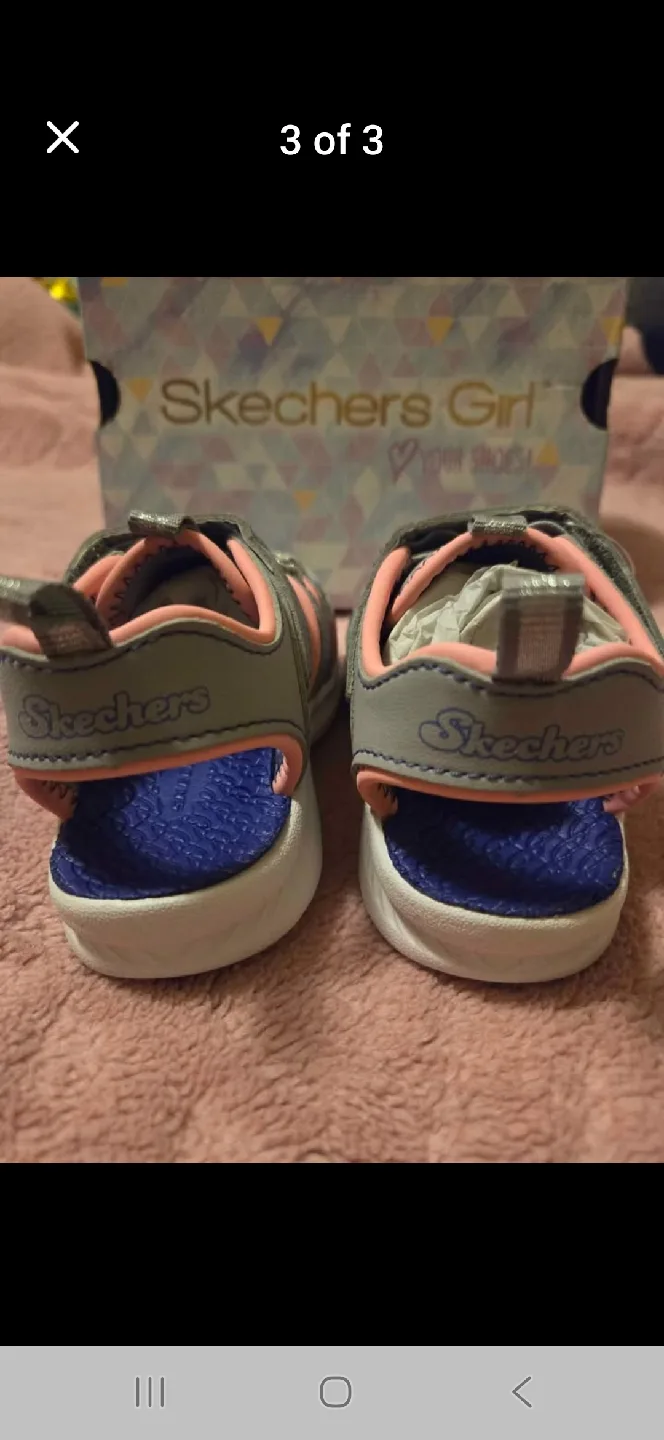 Skechers Girl Sandals - Size 8 - Playful Trek image indicator(3)