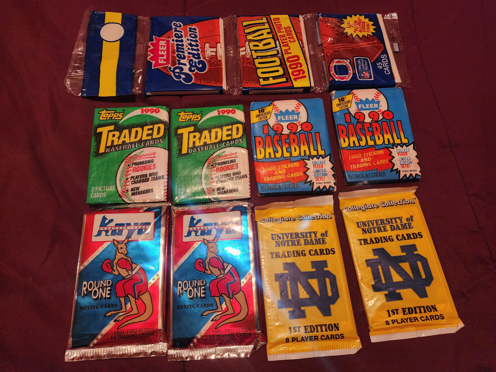 Vintage 1990s Trading Card Packs CASH ONLY - photo 3