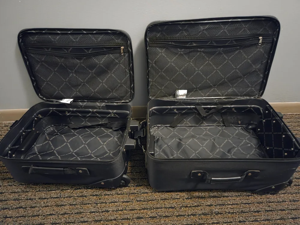 Pierre Cardin Black Luggage Set thumbnail