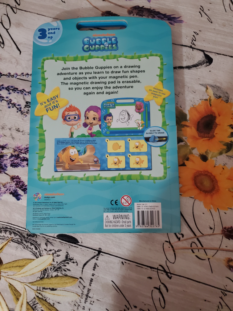 Bubble Guppies Magnetic Drawing Board & Book - photo 2