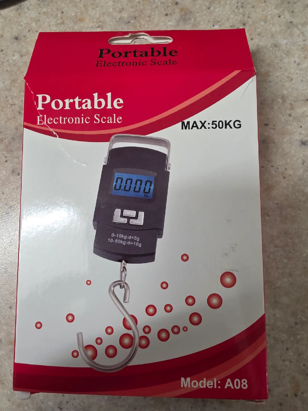 New Portable Electronic Scale - Model A08 image indicator(2)