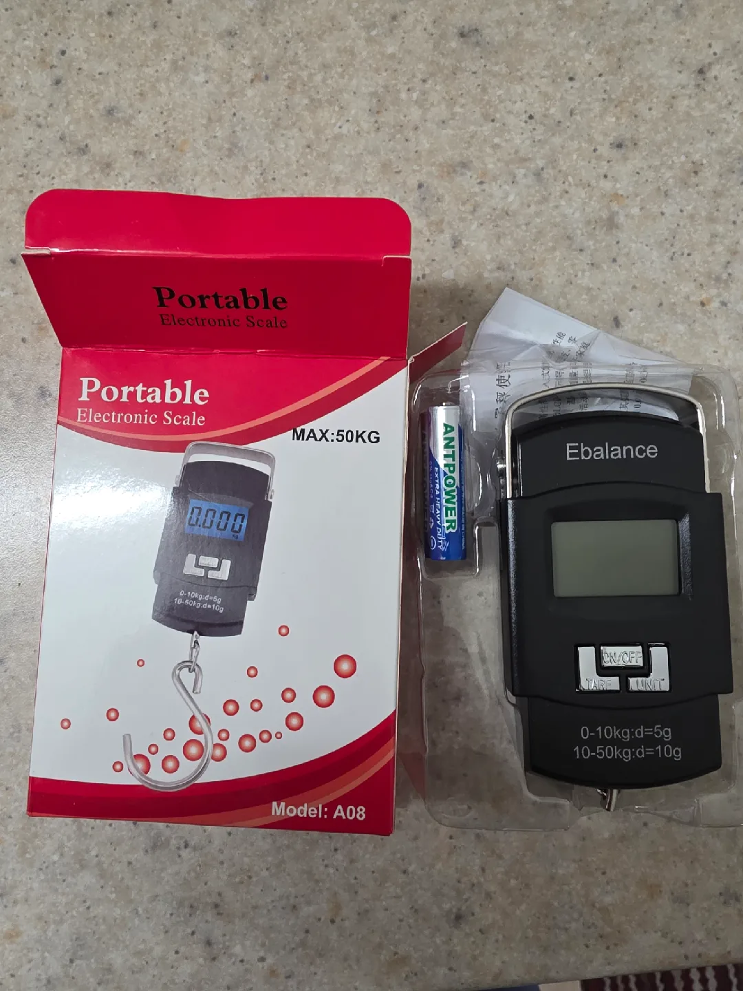 New Portable Electronic Scale - Model A08 image indicator(3)