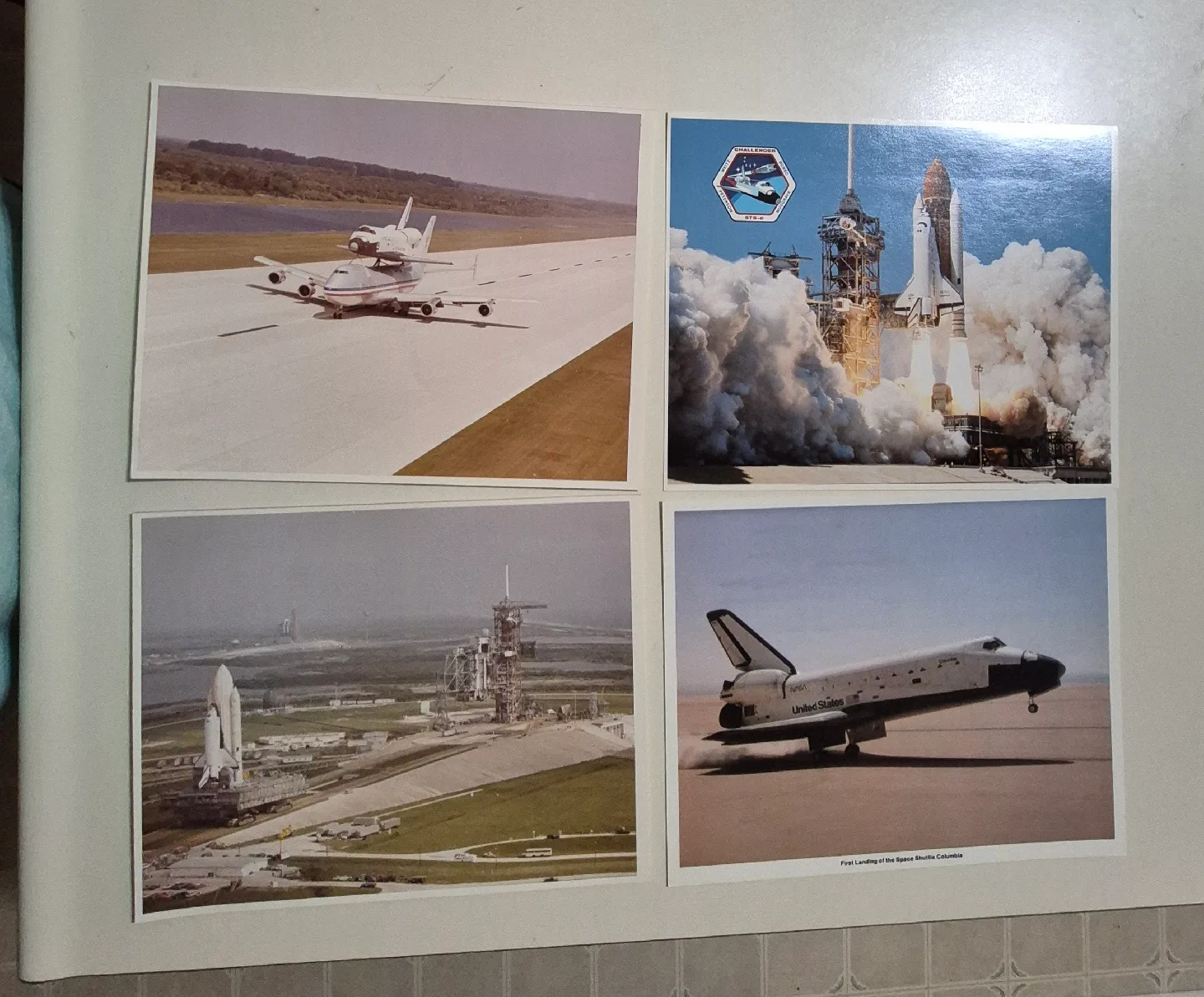 Lot of 17, glossy prints from Kennedy space center or NASA image indicator(4)