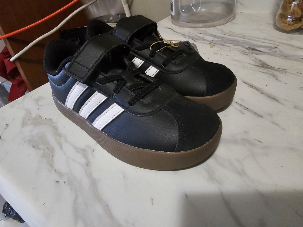 Adidas VL Court 3.0 Skateboarding Shoes Kids - Size 13.5K - photo 2