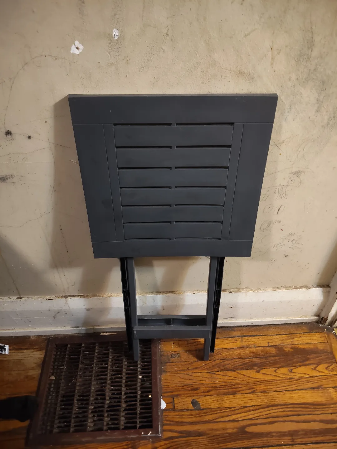 Folding Side Table - Grey thumbnail