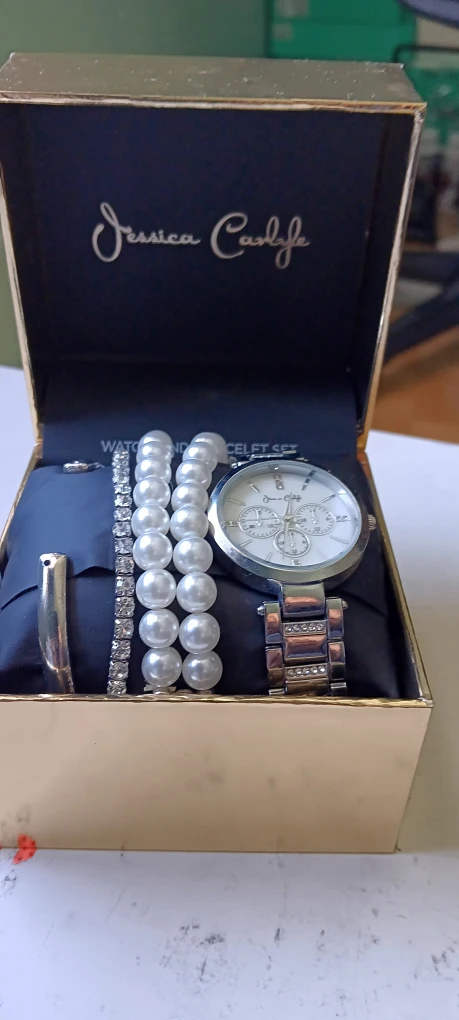 Jessica Carlyle Watch and Bracelet Set