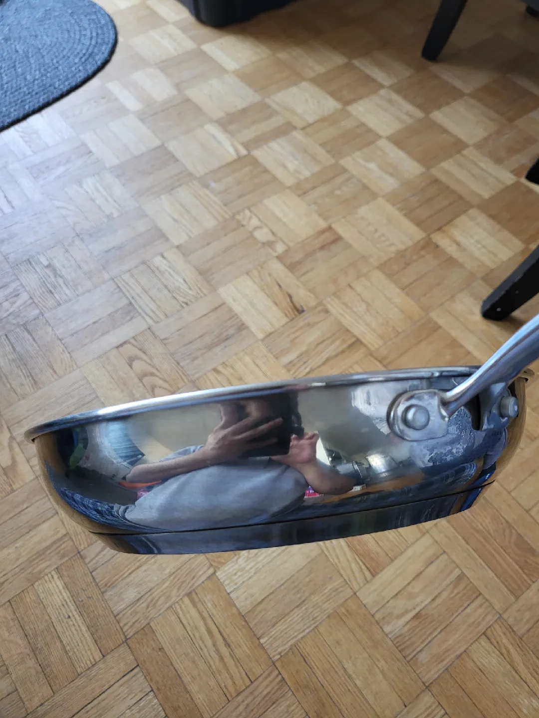 Lagostina stainless steel pan 25 cm image indicator(7)