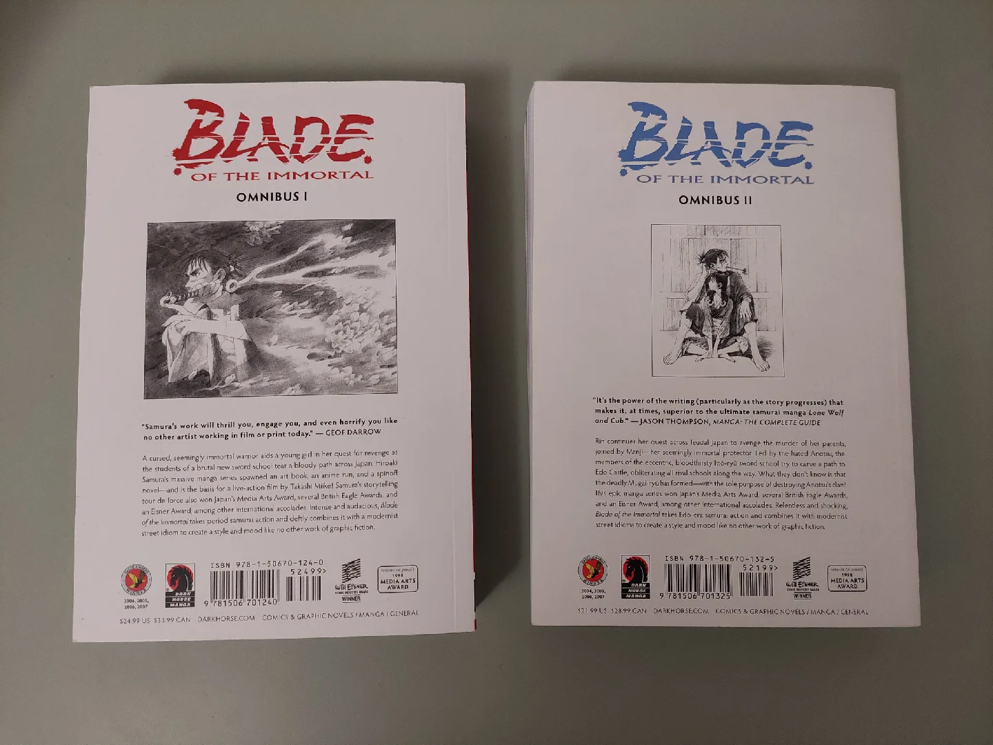 Blade Of The Immortal Omnibus Vol 1 & 2 image indicator(2)