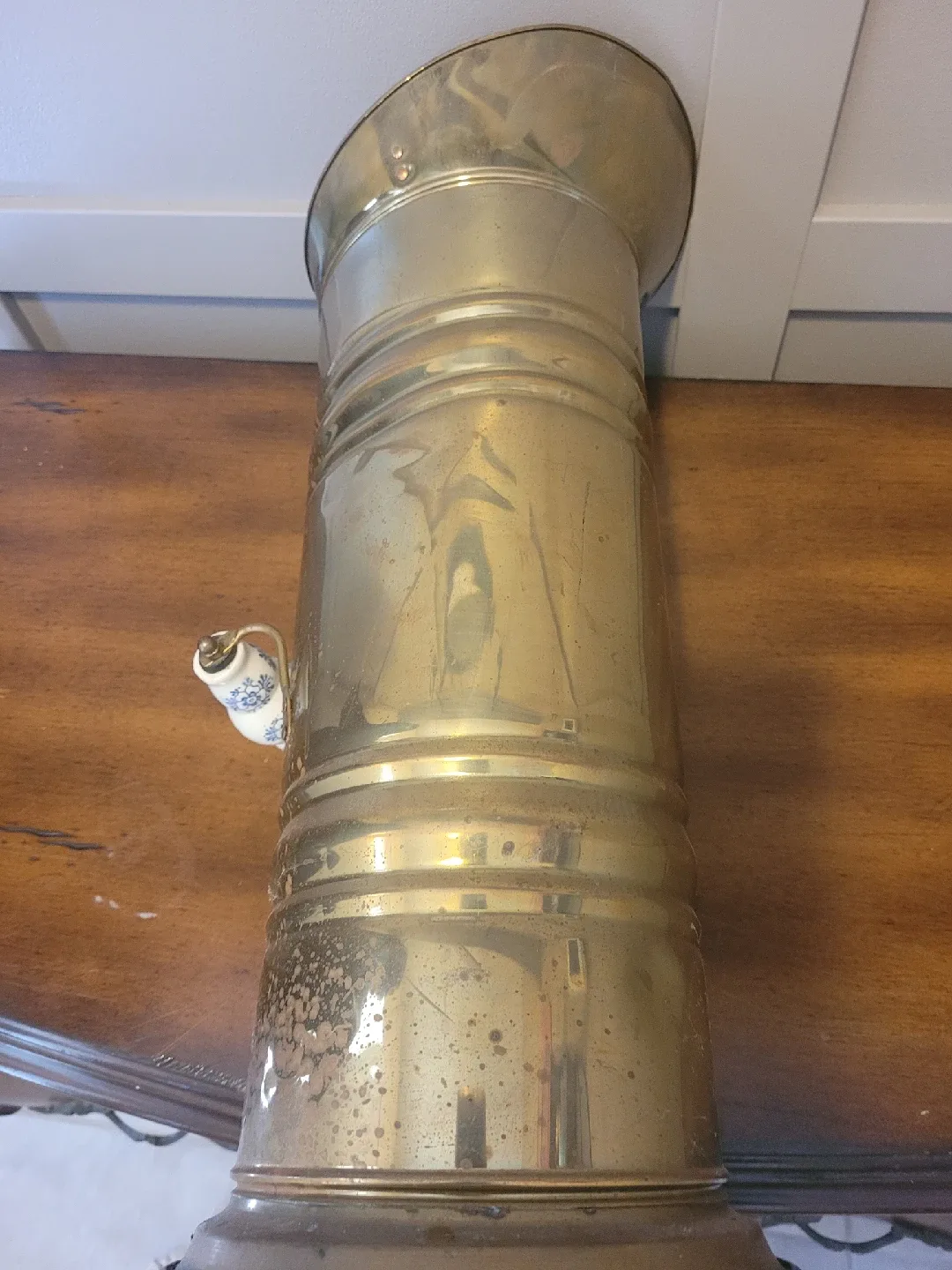 Vintage Brass Coal Scuttle Bucket image indicator(3)