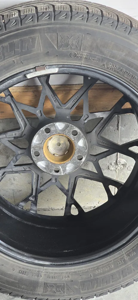 Michelin X-Ice Snow Tires on Black Rims - Set of 4 image indicator(9)