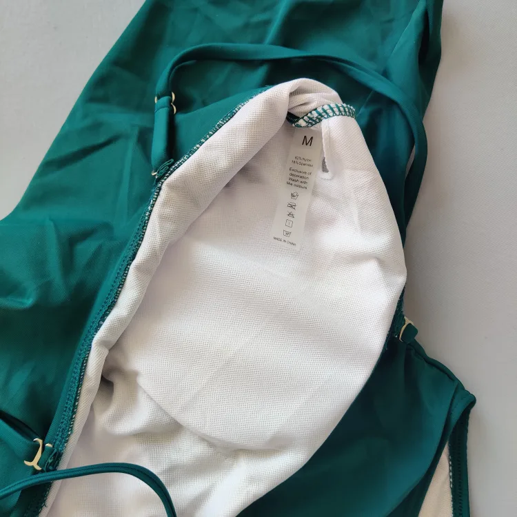 Green One-Piece Swimsuit - Size M image indicator(2)