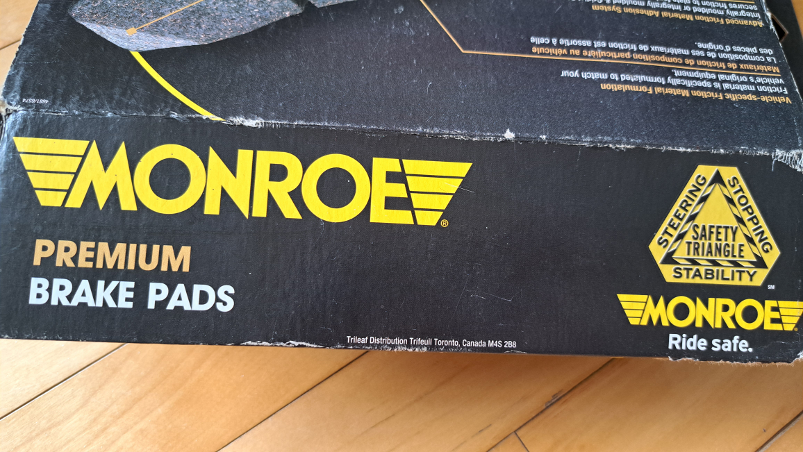 Monroe Premium Brake Pads - New in Box - photo 2