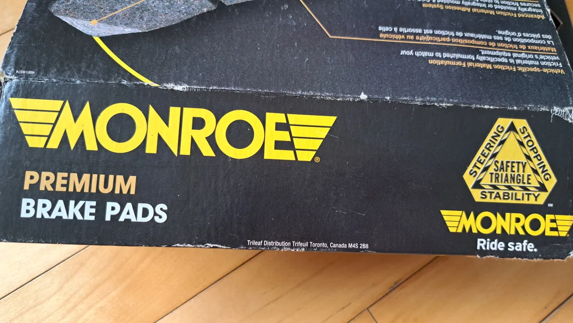 Monroe Premium Brake Pads - New in Box image indicator(2)