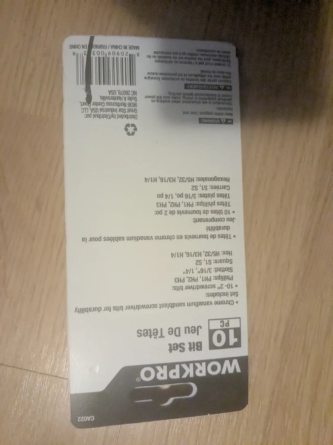 New WORKPRO 10-Piece Bit Set 🥕🥕🥕 #Fall Declutter Challenge image indicator(2)