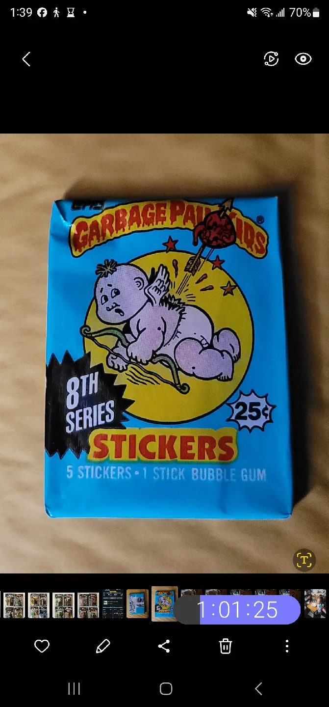 Garbage Pail Kids 8th Series Stickers Pack thumbnail