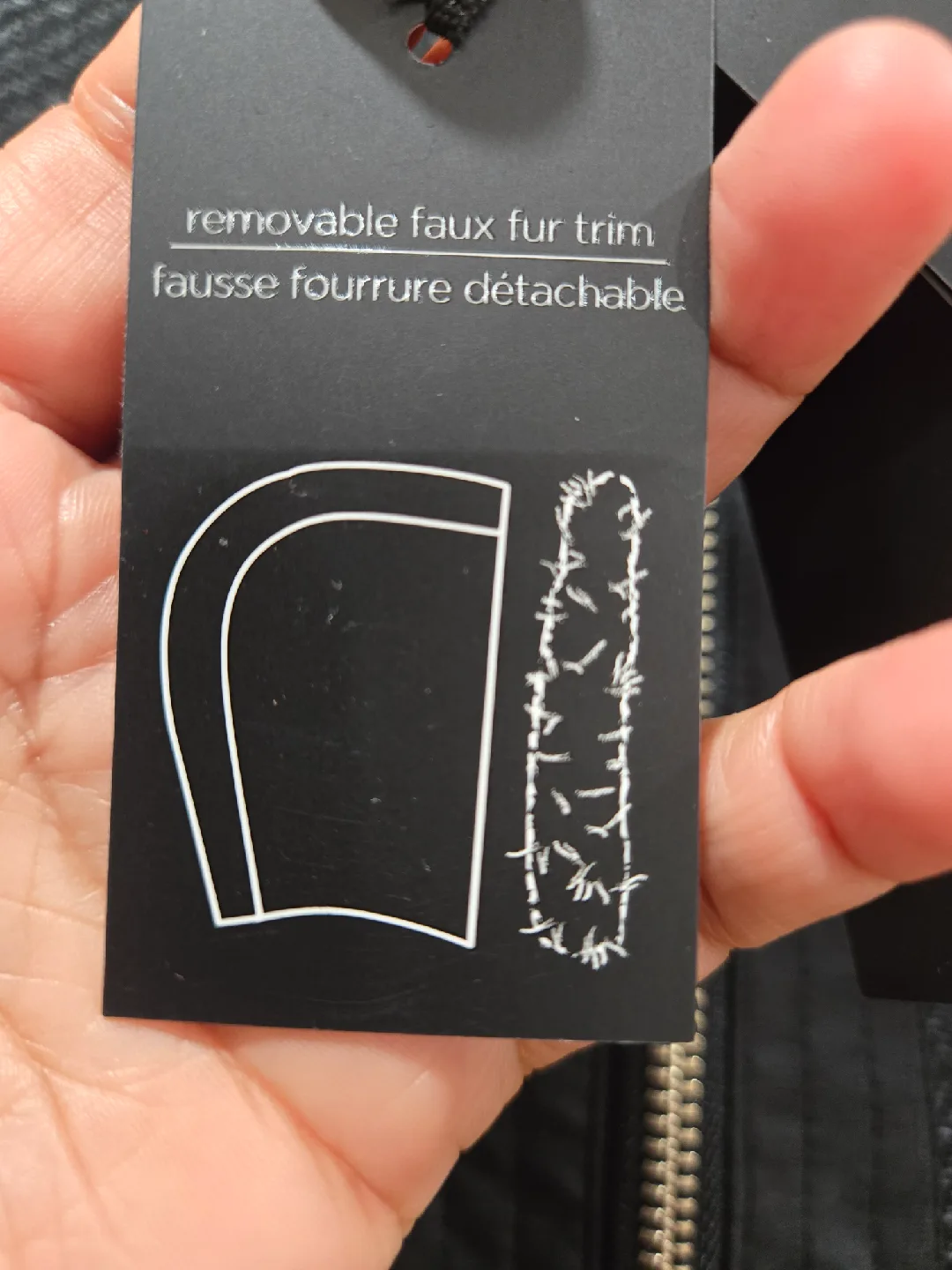 Brand New Nuage Wool Blend Cape with Faux Fur Trim - Size L/G image indicator(4)