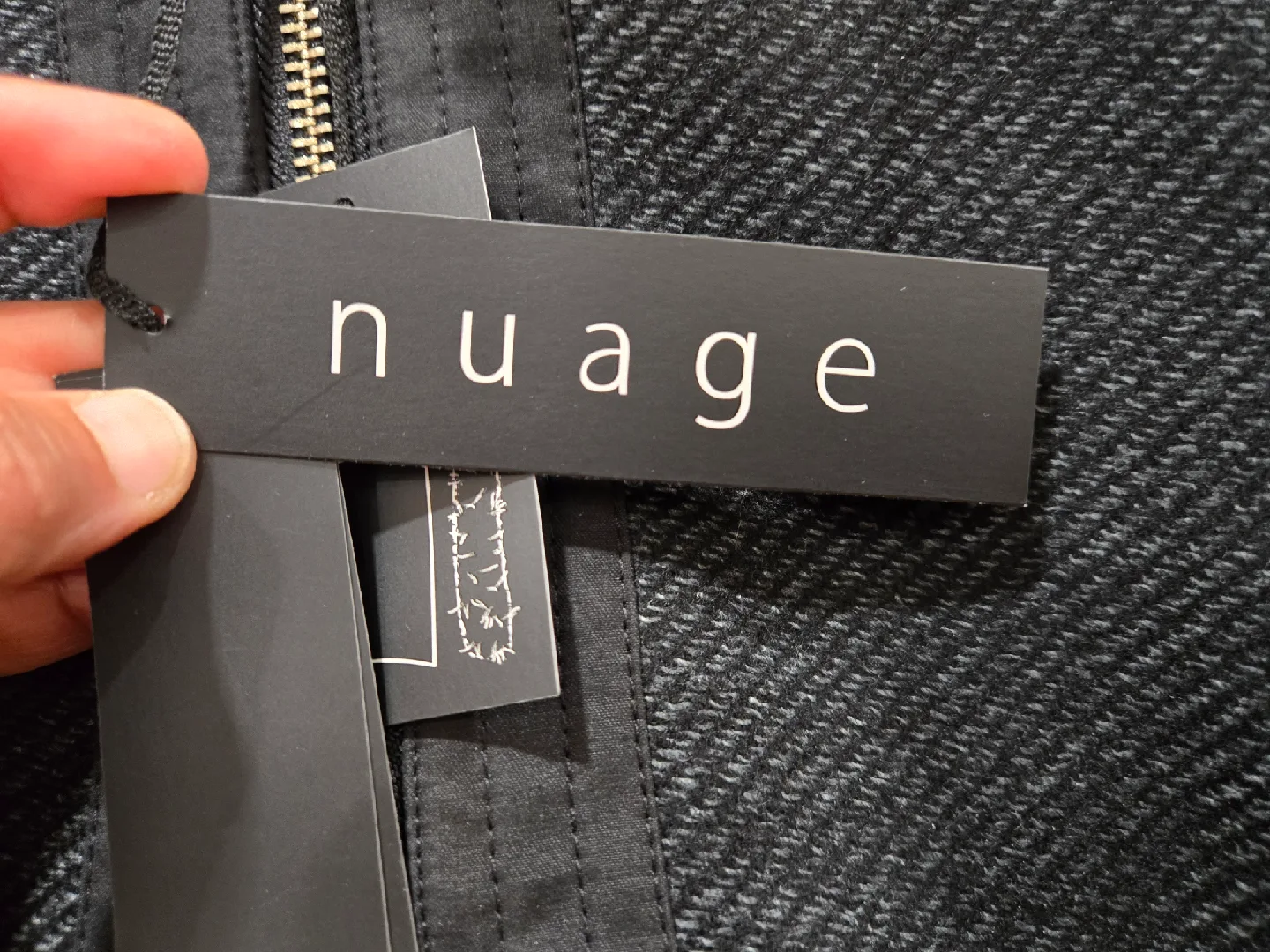 Brand New Nuage Wool Blend Cape with Faux Fur Trim - Size L/G image indicator(7)