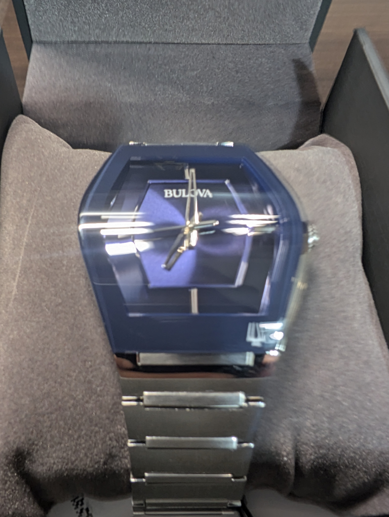 Bulova Futuro Blue Dial Men's Watch - 96A258 - photo 4