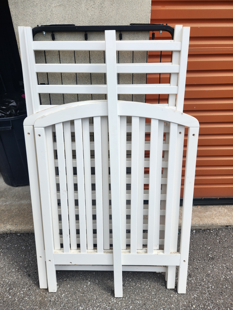 White Baby Crib