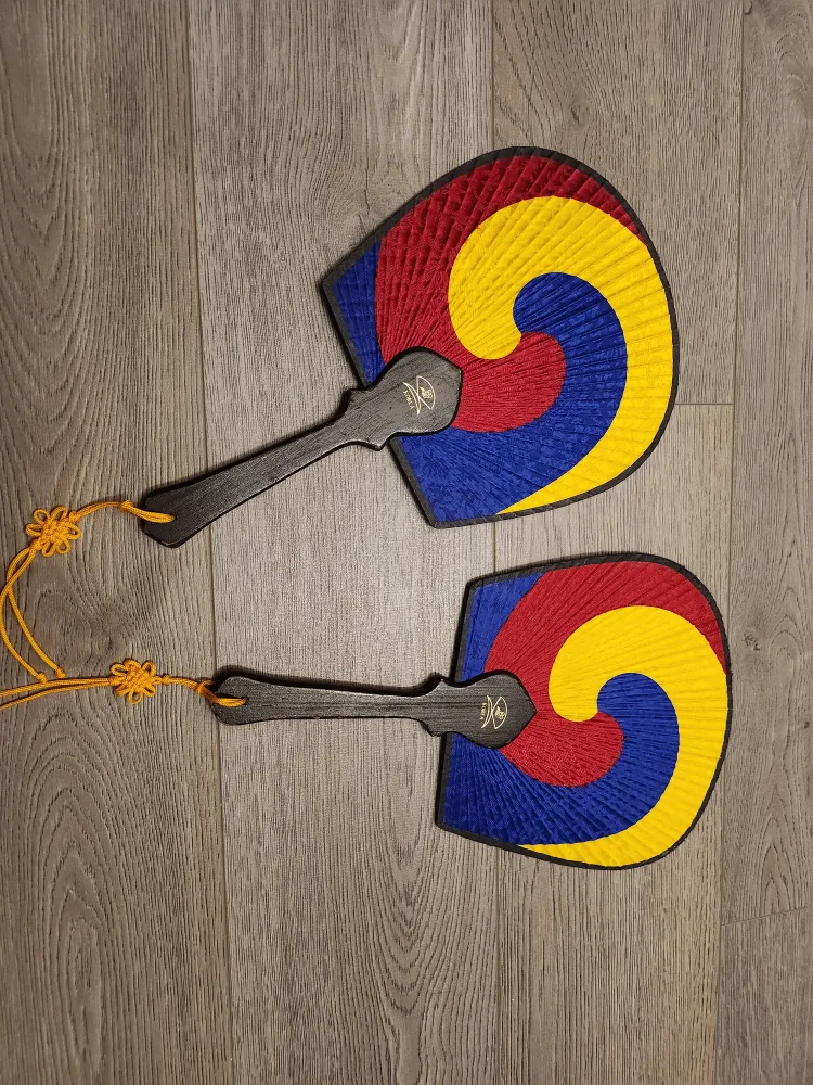 Korean Hand Fan - Traditional Design thumbnail