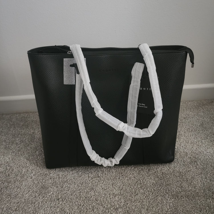 Bugatti PURE Solid Laptop Tote Bag - Black