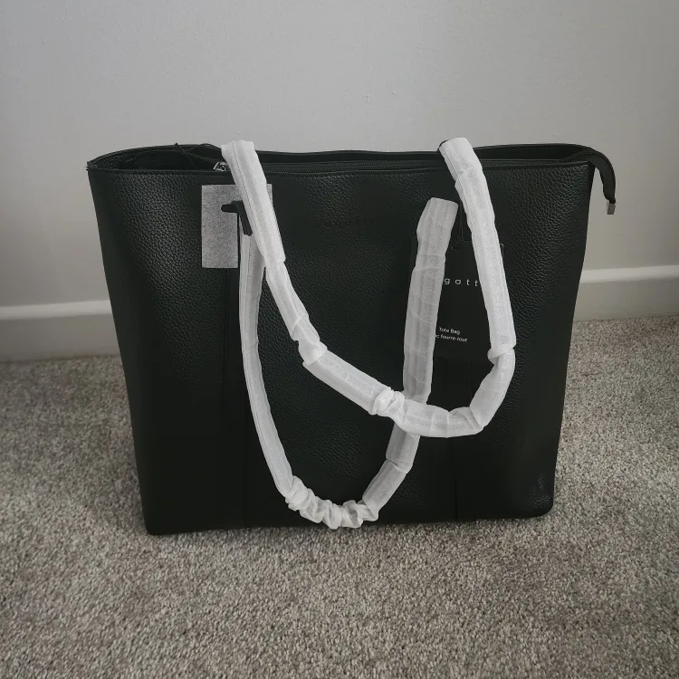 Bugatti PURE Solid Laptop Tote Bag - Black thumbnail