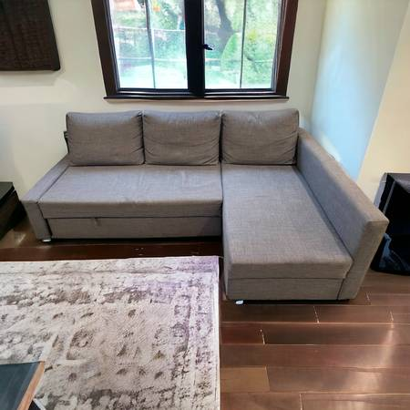 Grey Sectional Sofa with Storage