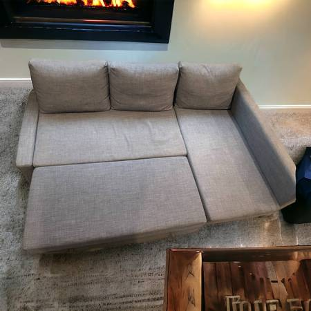Grey Sectional Sofa with Storage - photo 3