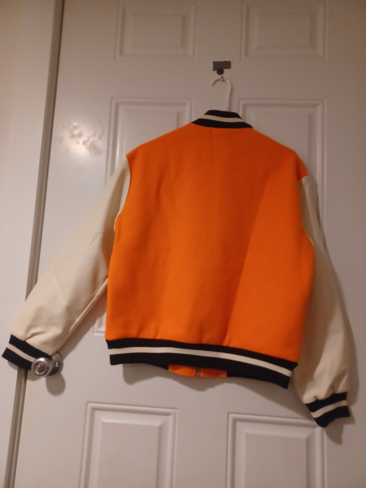 Wild Fable Orange Varsity Jacket XXS - photo 2