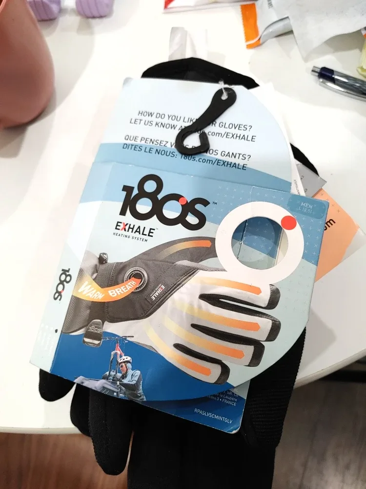 🧡SUPER RARE 180'S TECH BLACK GLOVES BRAND NEW thumbnail