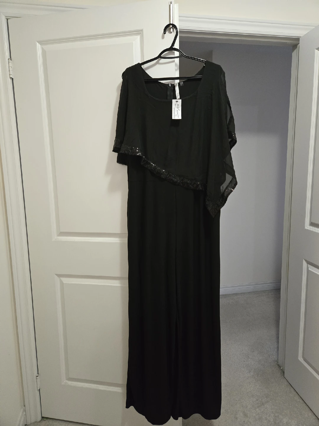NY Collection Black Jumpsuit