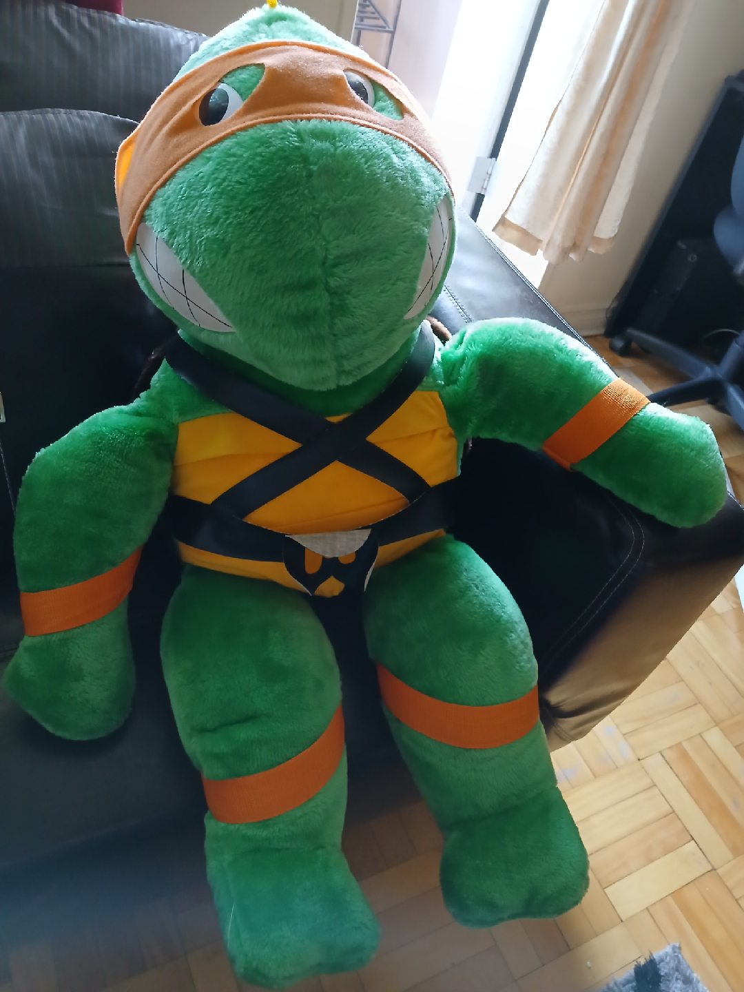 Michelangelo Teenage Mutant Ninja Turtle Jumbo Plush 1989
