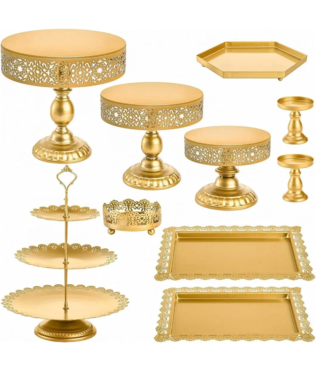 Gold Cake Stands