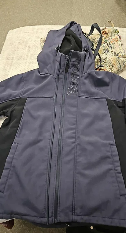 Bench Softshell Jacket - Blue & Black thumbnail