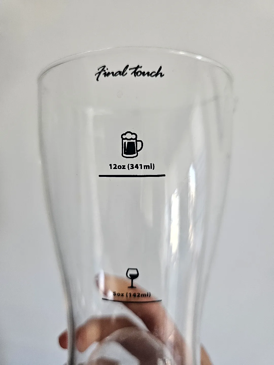 Final Touch Measuring Glass Pitcher 12oz image indicator(5)