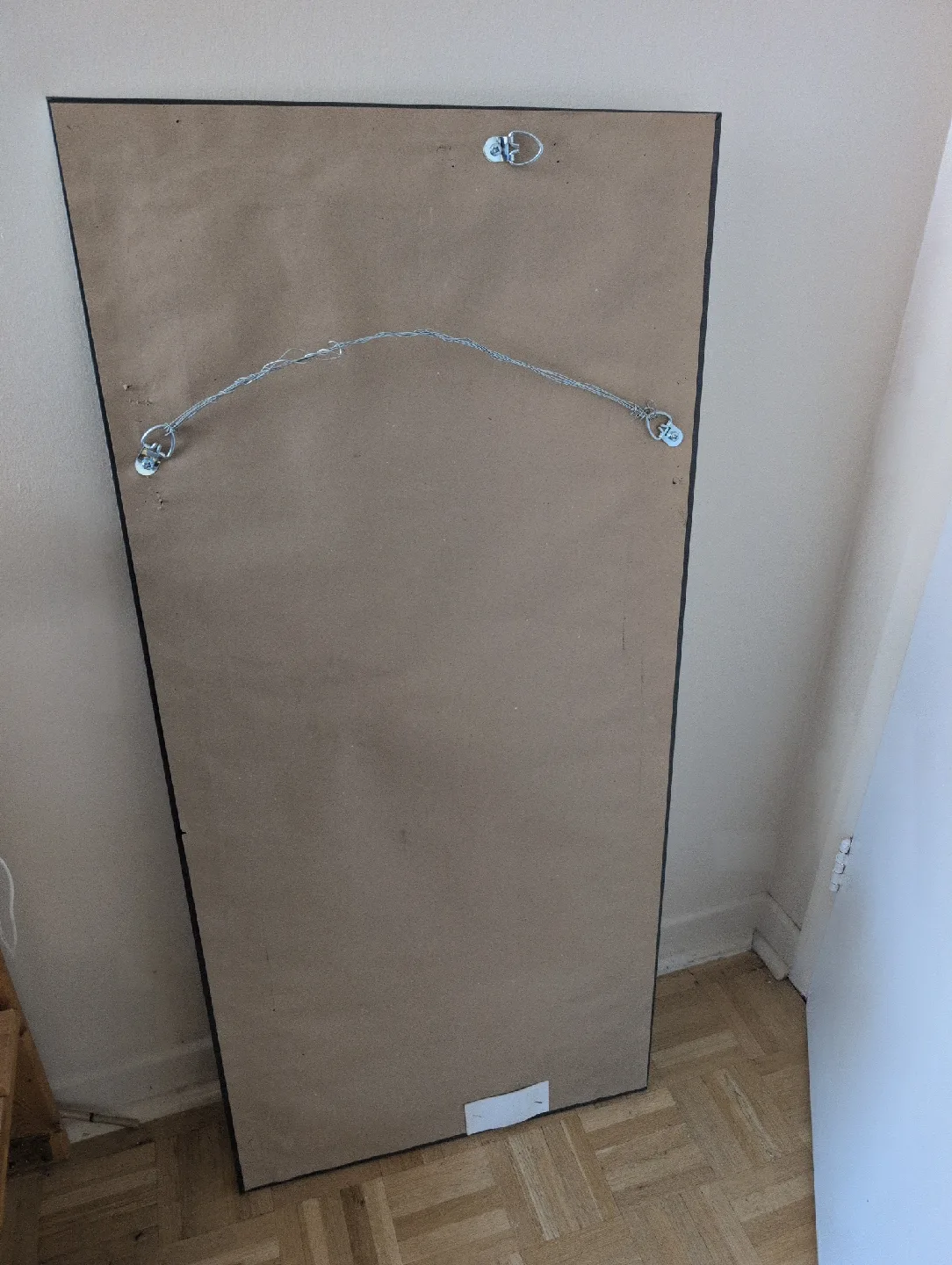 Heavy White Framed Wall Mirror image indicator(2)