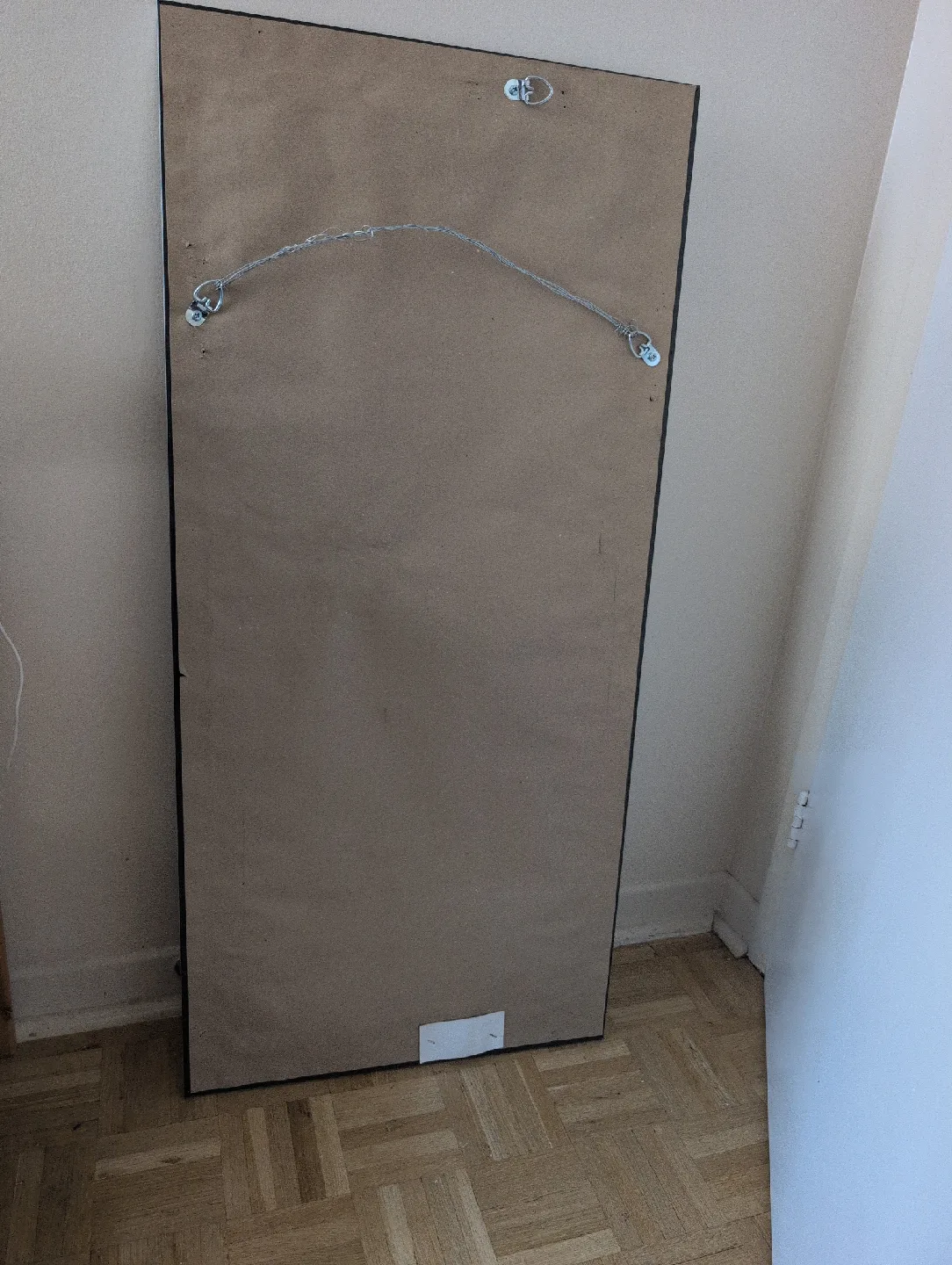 Heavy White Framed Wall Mirror image indicator(3)