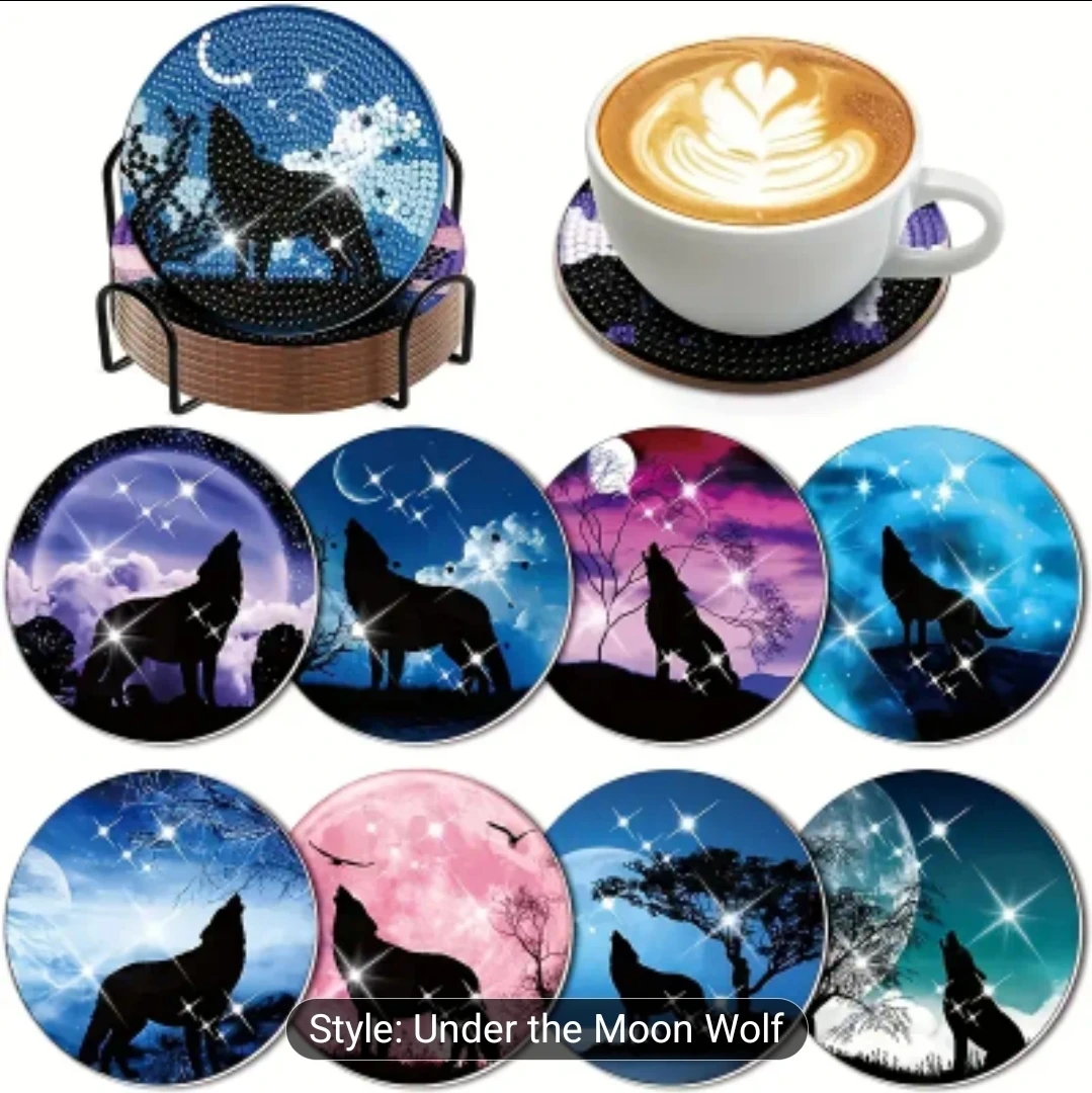 Diamond Painting Coasters - Disney Princess/Hello Kitty