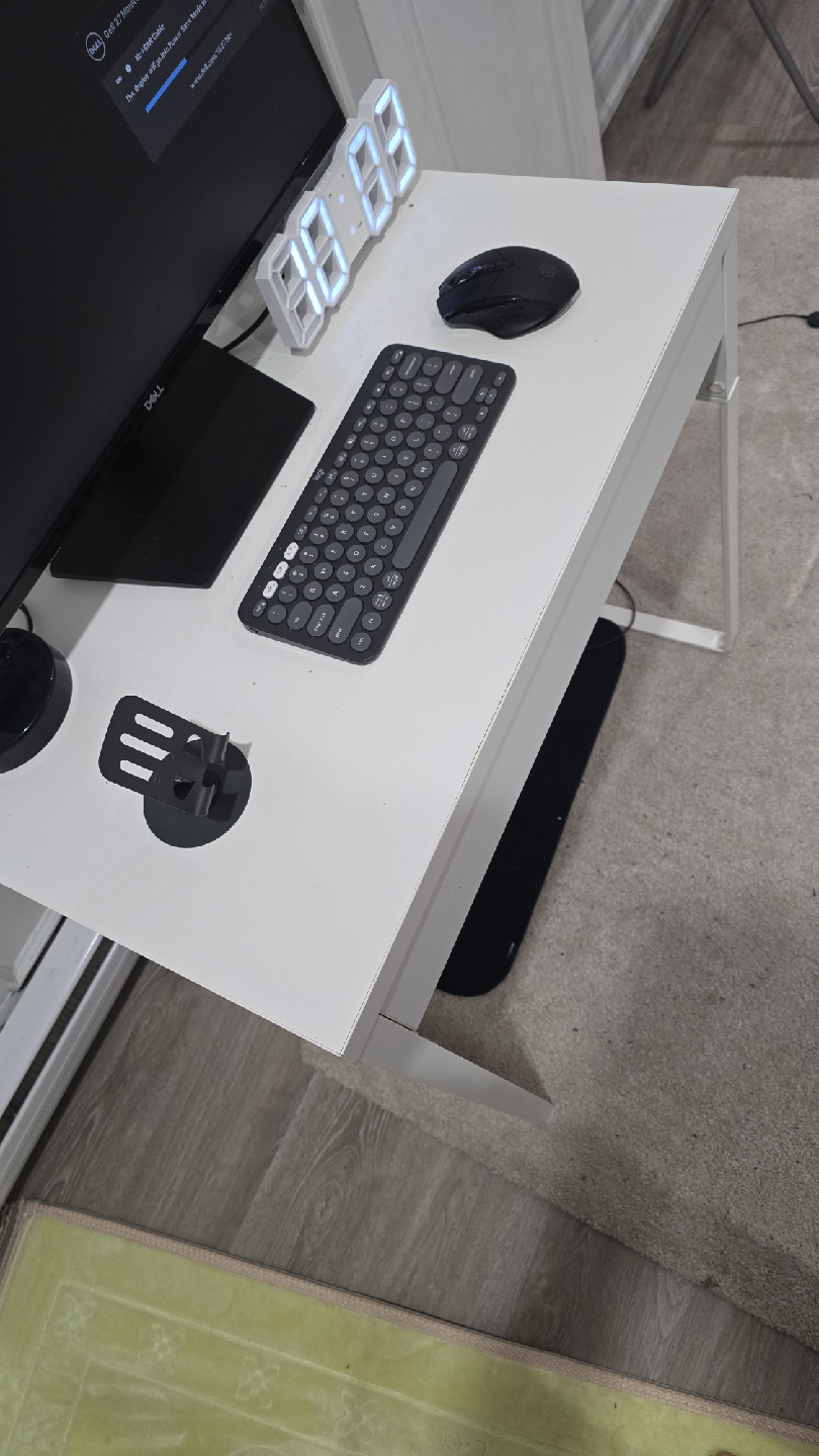 IKEA White Desk with Drawer - photo 4