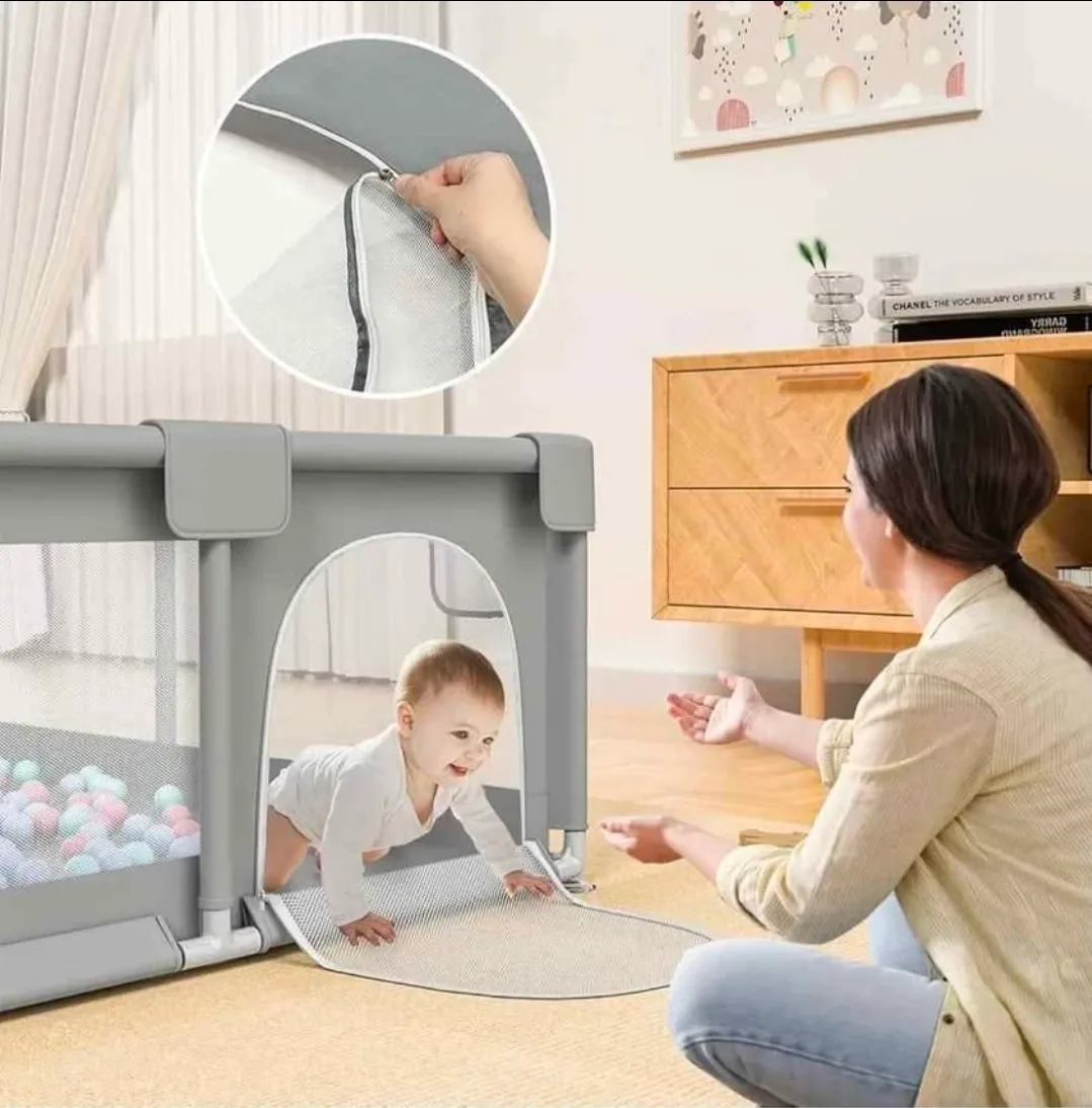 Baby Playpen - Gray image indicator(2)