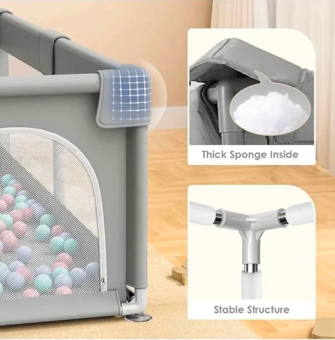 Baby Playpen - Gray image indicator(3)