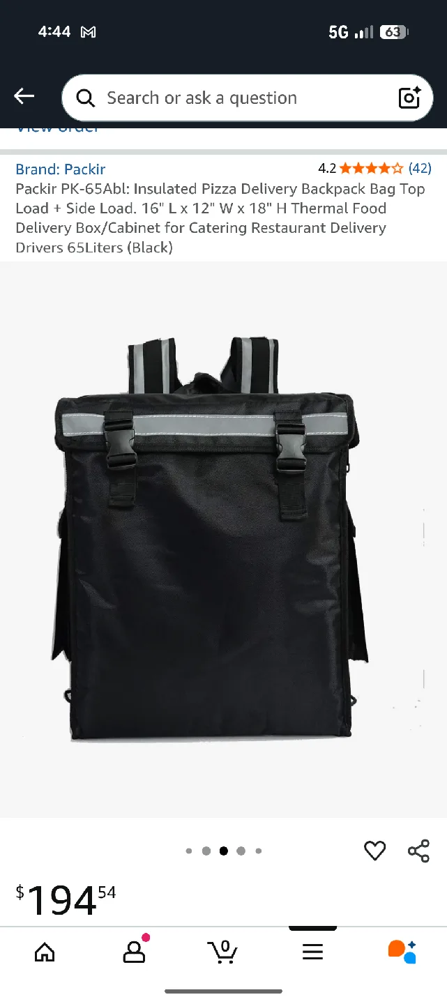 Food Delivery Backpack