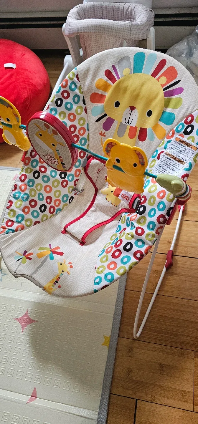 Bright Starts Lion Fun Baby Bouncer