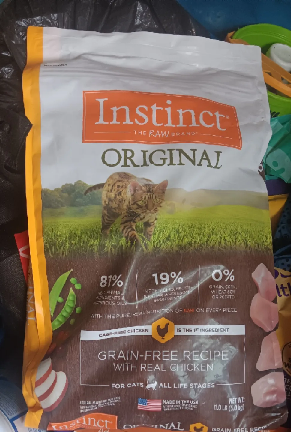 Instinct Original Grain-Free Recipe Cat Food - 11 lb thumbnail