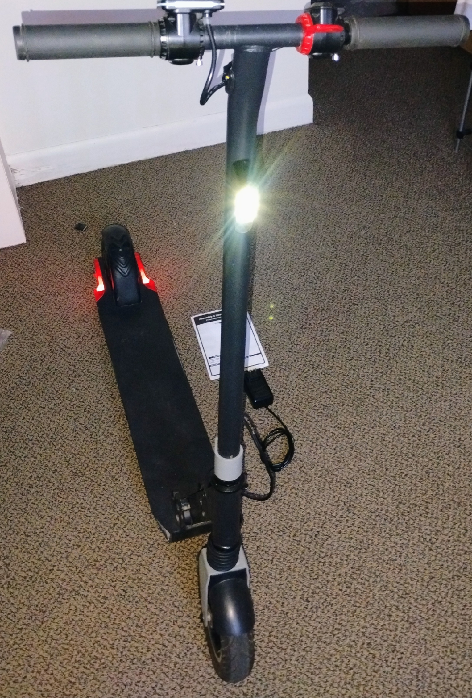 Working Electric Scooter with Charger & Instructions