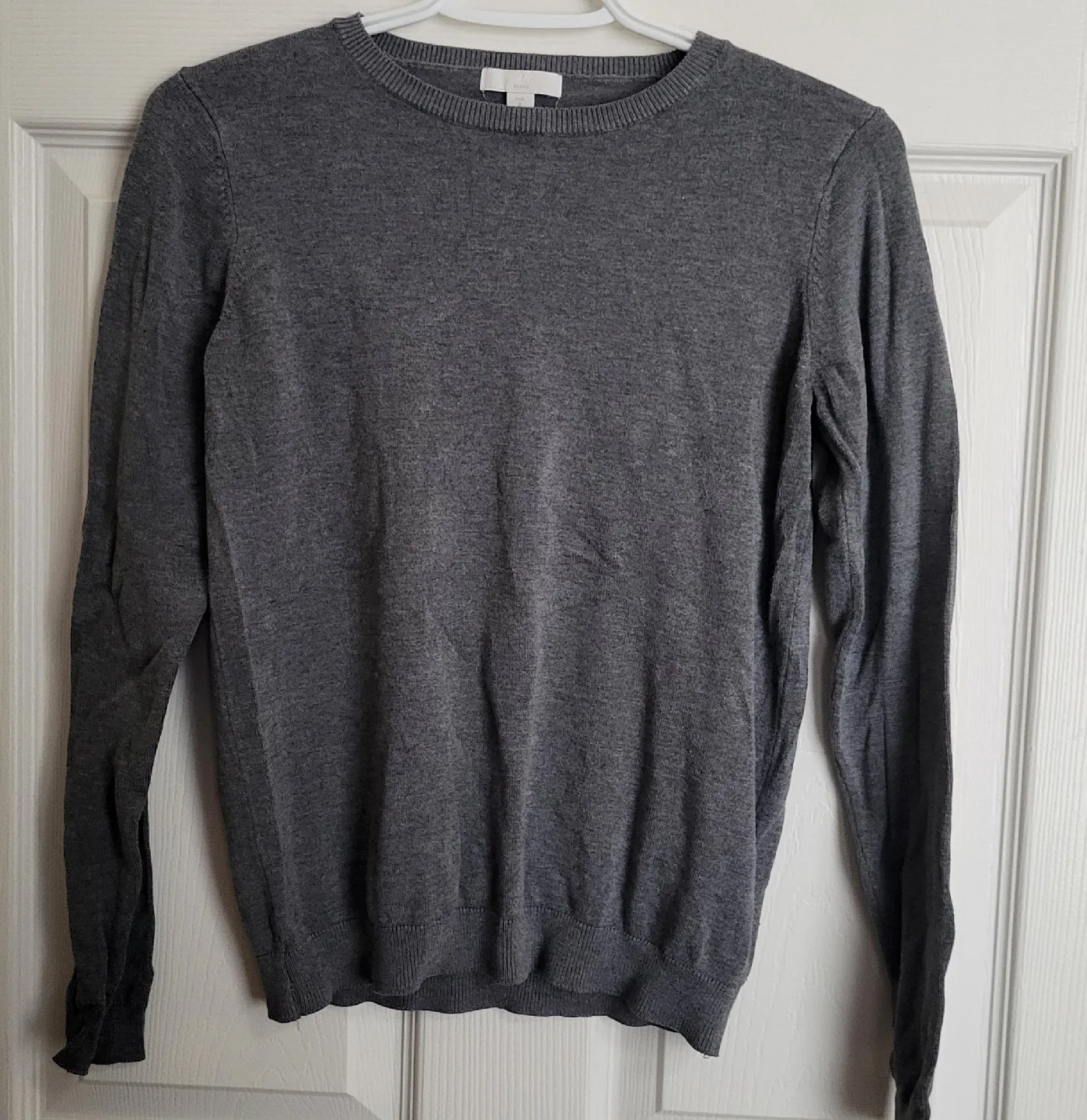H&M Basics Grey Sweater - Size Small thumbnail