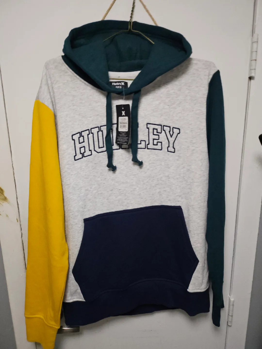 Hurley Color Block Hoodie - Size S