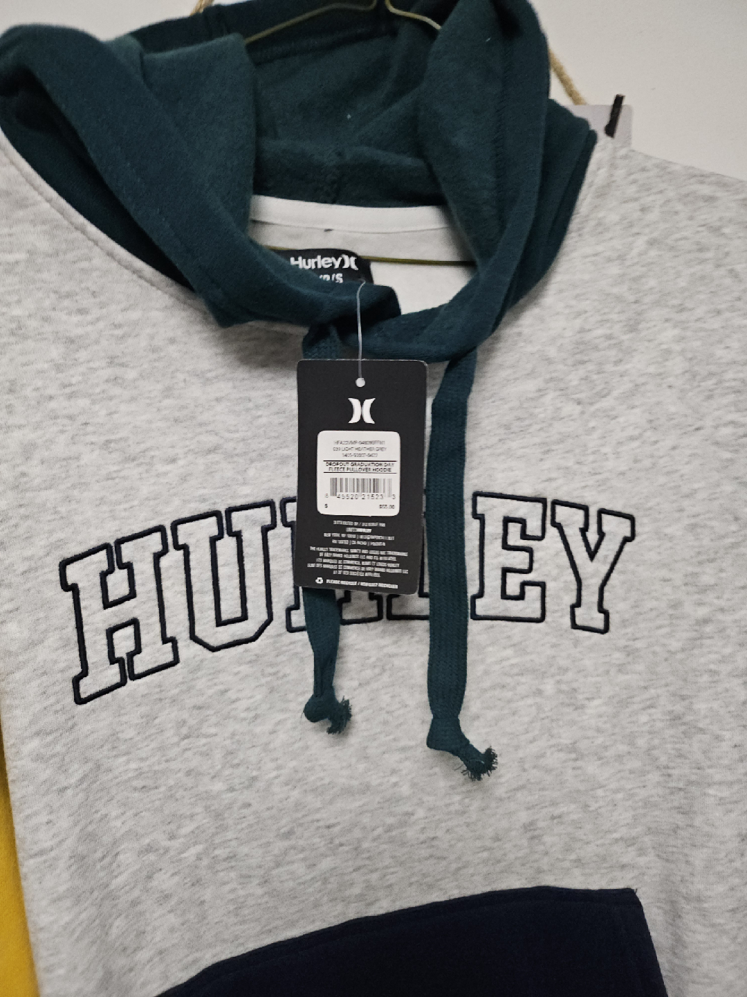 Hurley Color Block Hoodie - Size S - photo 3