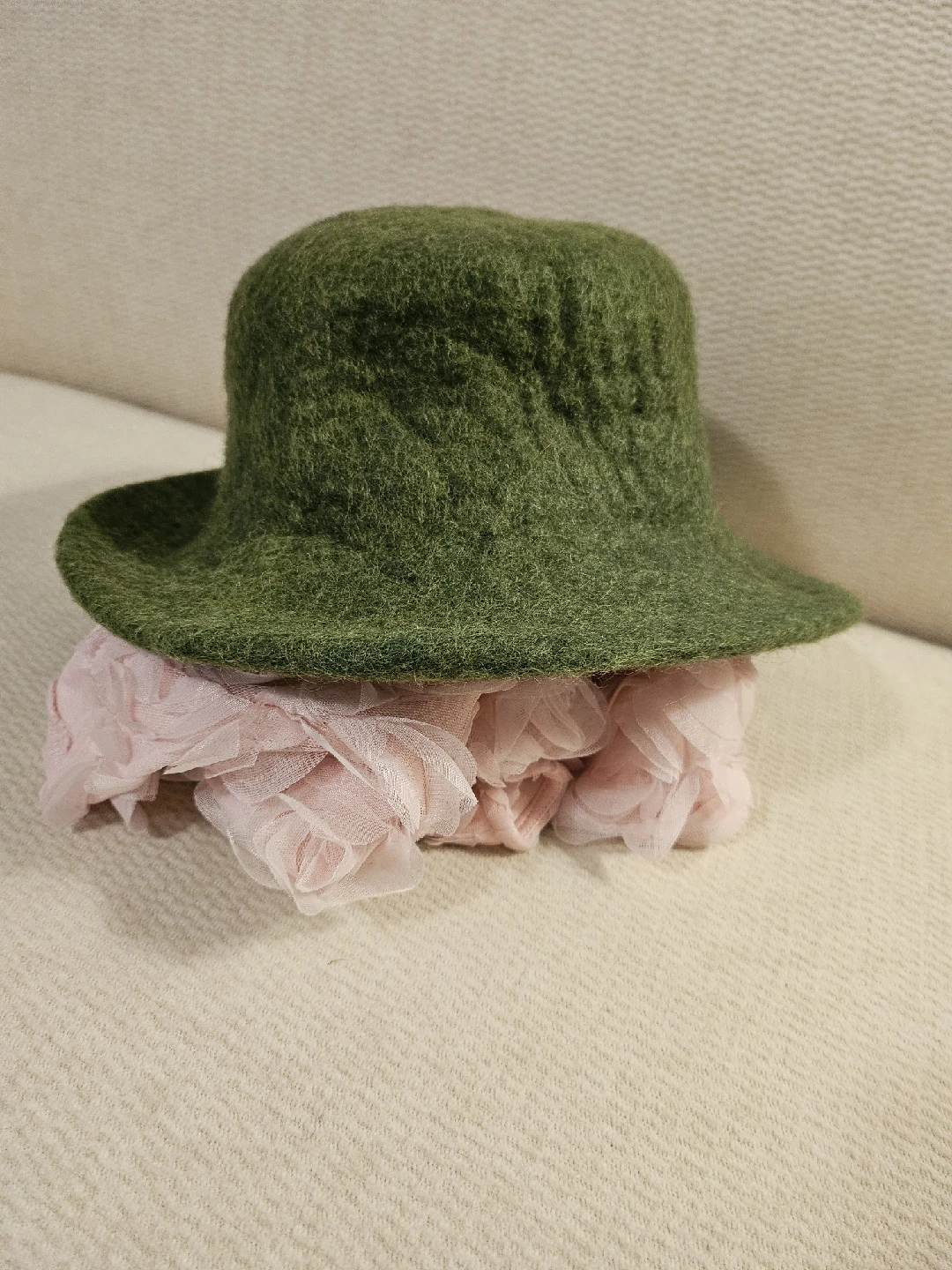 Green Wool Hat - photo 2